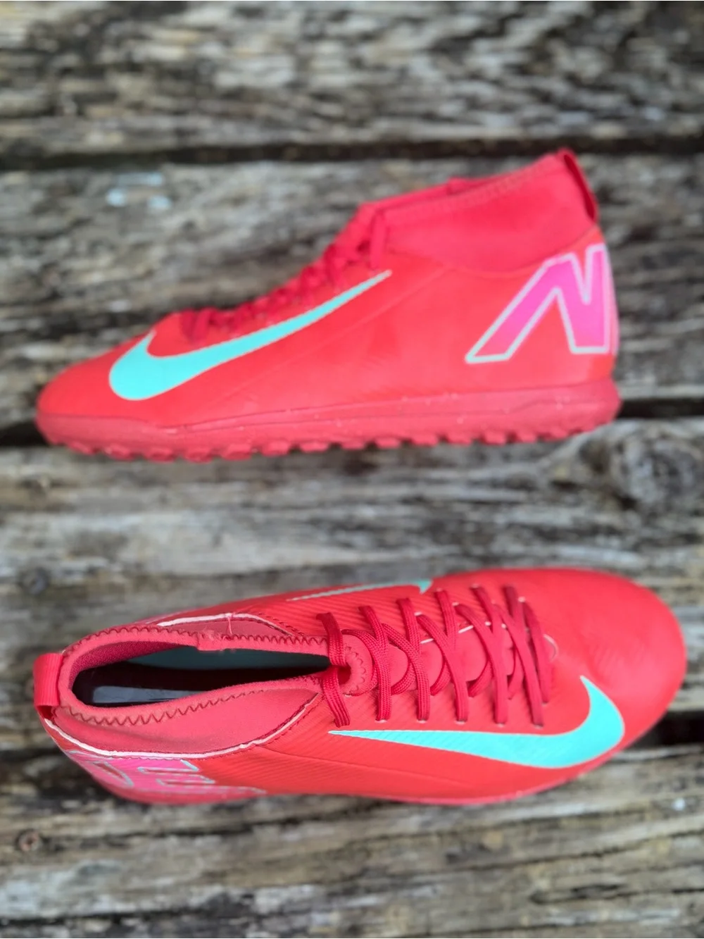 Nike Jr. Mercurial Superfly 10 Club TF Sz 5.5Y (Women-7)High-Top Soccer Shoes X2